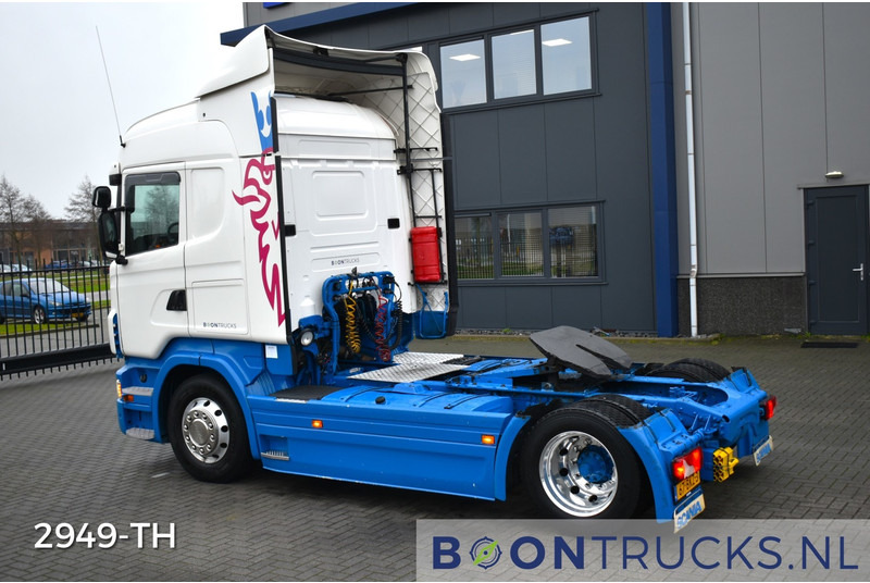 Scania R400 4x2 MEGA | EURO5 * LIFTING 5th WHEEL * FULL AIR * RETARDER * NL TRUCK - Nyergesvontató: 4 kép. Scania R400 4x2 MEGA | EURO5 * LIFTING 5th WHEEL * FULL AIR * RETARDER * NL TRUCK - Nyergesvontató: 4 kép.