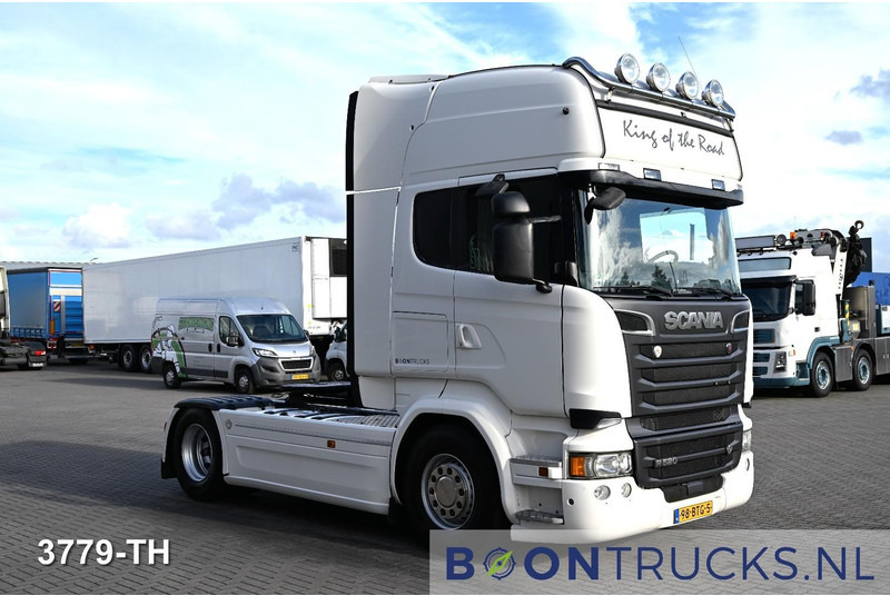 Scania R520 V8 4x2 | EURO6 * RETARDER * 2x TANK 1200L * NL TRUCK * APK 08-2026 * TOP! - Nyergesvontató: 3 kép. Scania R520 V8 4x2 | EURO6 * RETARDER * 2x TANK 1200L * NL TRUCK * APK 08-2026 * TOP! - Nyergesvontató: 3 kép.