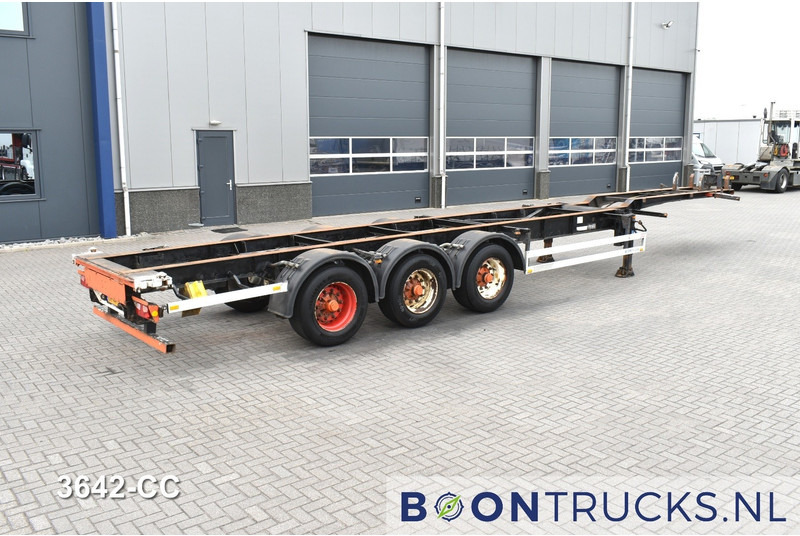 Pacton T3-007 FIXED CHASSIS | 40-45ft HC * 4500 Kg * BPW/DRUM * NL TRAILER - Félpótkocsi cserefelépítményes: 1 kép. Pacton T3-007 FIXED CHASSIS | 40-45ft HC * 4500 Kg * BPW/DRUM * NL TRAILER - Félpótkocsi cserefelépítményes: 1 kép.