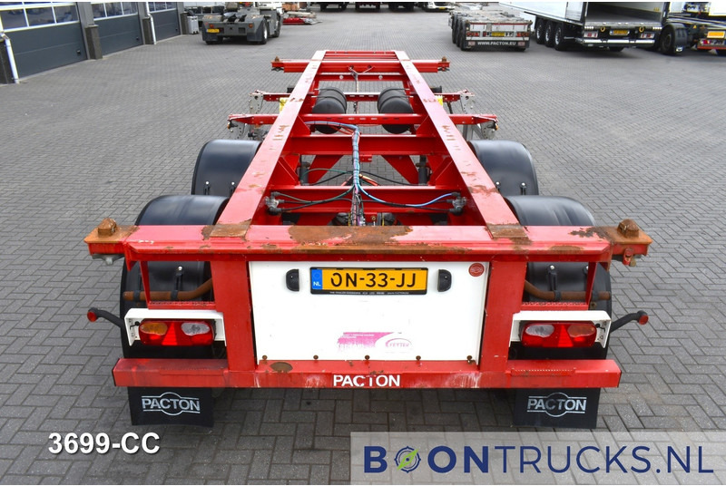 Pacton TXC 233 | 20ft * 2980 Kg * BPW / DRUM * NL TRAILER * 5x AVAILABLE - Félpótkocsi cserefelépítményes: 2 kép. Pacton TXC 233 | 20ft * 2980 Kg * BPW / DRUM * NL TRAILER * 5x AVAILABLE - Félpótkocsi cserefelépítményes: 2 kép.