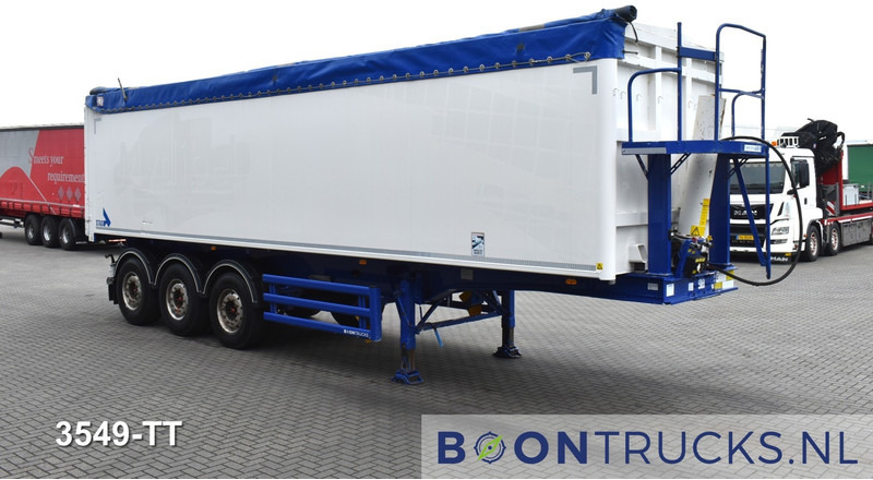 Stas S300CX | TIPPER 53 M³ * AGROSTAR * SAF / DISC * ALU * APK 05-2025 - Félpótkocsi billenőplatós: 2 kép. Stas S300CX | TIPPER 53 M³ * AGROSTAR * SAF / DISC * ALU * APK 05-2025 - Félpótkocsi billenőplatós: 2 kép.