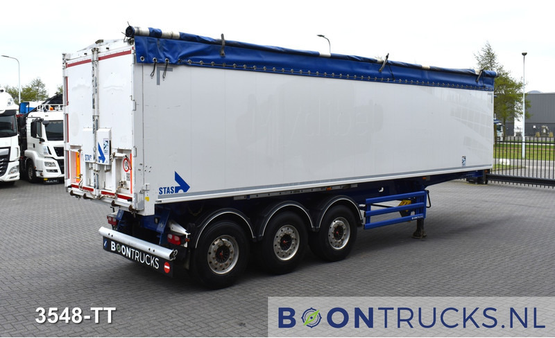 Stas S300CX | TIPPER 53 M³ * AGROSTAR * SAF / DISC * ALU * APK 11-2025 - Félpótkocsi billenőplatós: 5 kép. Stas S300CX | TIPPER 53 M³ * AGROSTAR * SAF / DISC * ALU * APK 11-2025 - Félpótkocsi billenőplatós: 5 kép.