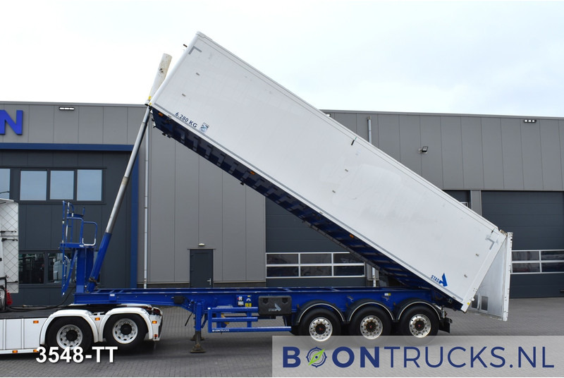 Stas S300CX | TIPPER 53 M³ * AGROSTAR * SAF / DISC * ALU * APK 11-2025 - Félpótkocsi billenőplatós: 2 kép. Stas S300CX | TIPPER 53 M³ * AGROSTAR * SAF / DISC * ALU * APK 11-2025 - Félpótkocsi billenőplatós: 2 kép.