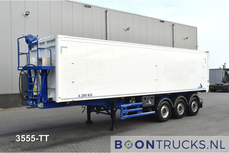 Stas S300CX | TIPPER 53 M³ * AGROSTAR * SAF / DISC * ALU * NL TRAILER - Félpótkocsi billenőplatós: 1 kép. Stas S300CX | TIPPER 53 M³ * AGROSTAR * SAF / DISC * ALU * NL TRAILER - Félpótkocsi billenőplatós: 1 kép.