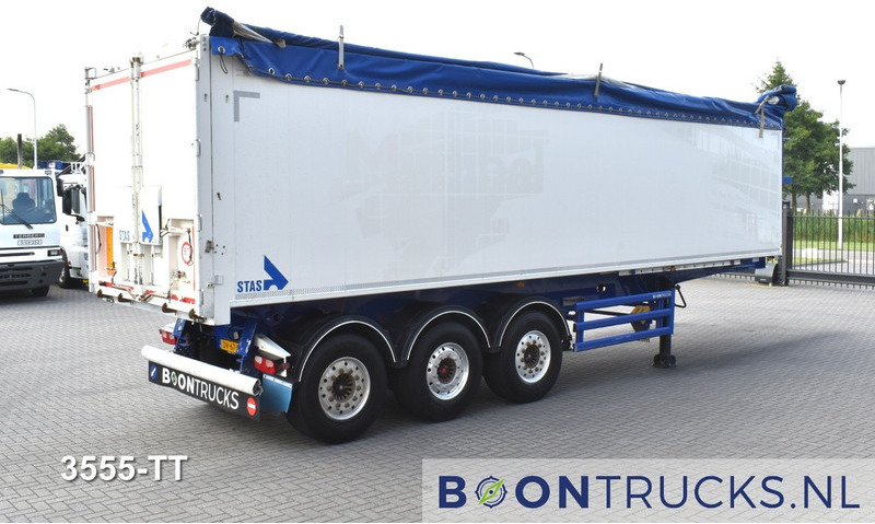 Stas S300CX | TIPPER 53 M³ * AGROSTAR * SAF / DISC * ALU * NL TRAILER - Félpótkocsi billenőplatós: 5 kép. Stas S300CX | TIPPER 53 M³ * AGROSTAR * SAF / DISC * ALU * NL TRAILER - Félpótkocsi billenőplatós: 5 kép.