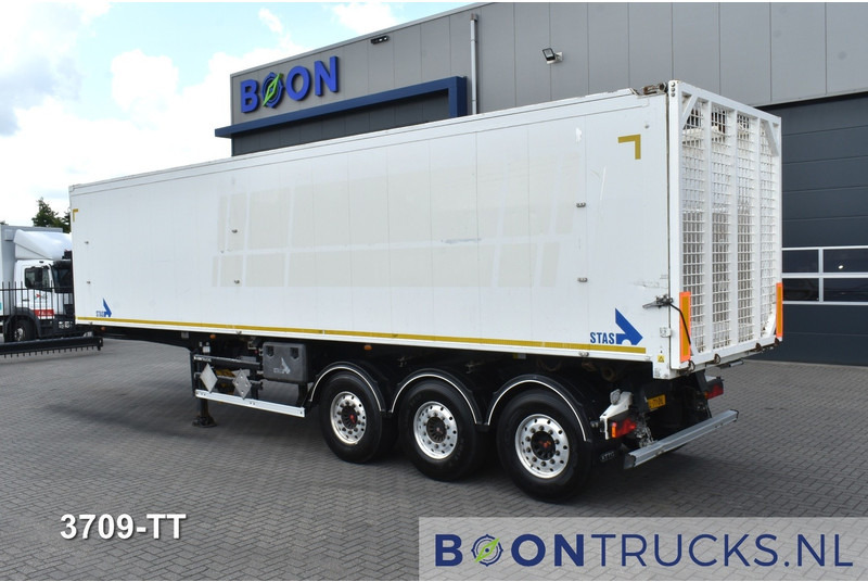 Stas S300CX TIPPER | 57 M3 * LIFT AXLE * ALU * 90% TIRES * NL TRAILER * APK 03-2026 - Félpótkocsi billenőplatós: 4 kép. Stas S300CX TIPPER | 57 M3 * LIFT AXLE * ALU * 90% TIRES * NL TRAILER * APK 03-2026 - Félpótkocsi billenőplatós: 4 kép.