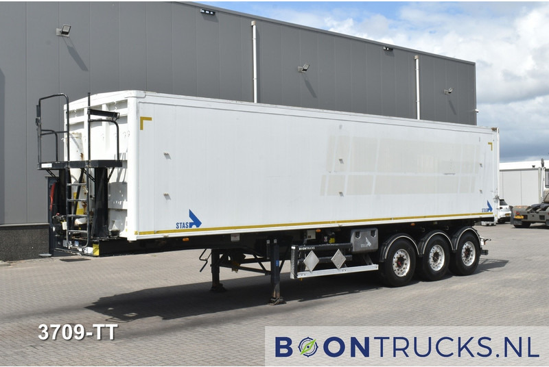 Stas S300CX TIPPER | 57 M3 * LIFT AXLE * ALU * 90% TIRES * NL TRAILER * APK 03-2026 - Félpótkocsi billenőplatós: 1 kép. Stas S300CX TIPPER | 57 M3 * LIFT AXLE * ALU * 90% TIRES * NL TRAILER * APK 03-2026 - Félpótkocsi billenőplatós: 1 kép.