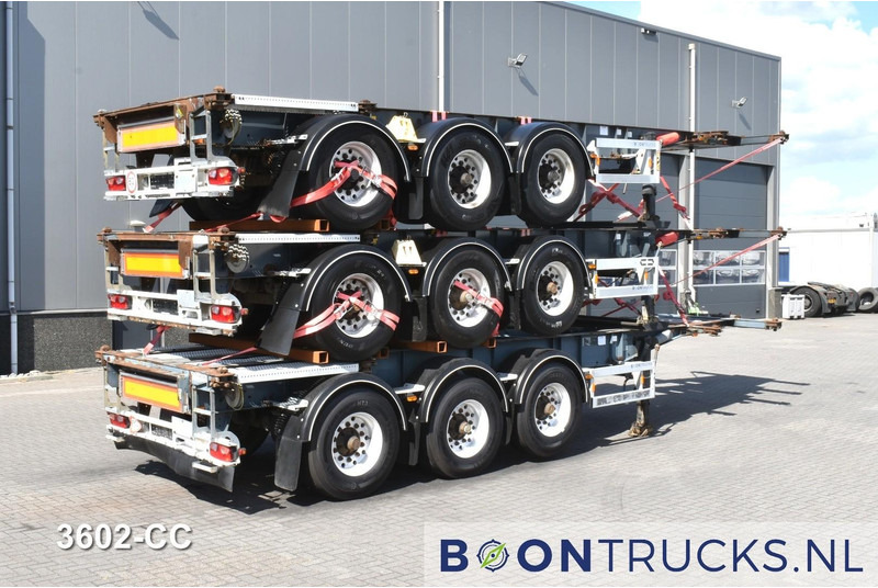 Van Hool 3B0071 STACK PRICE € 11500 | 20-30ft * ADR: FL, AT, OX * 3840 KG * LIFT AXLE - Félpótkocsi cserefelépítményes: 1 kép. Van Hool 3B0071 STACK PRICE € 11500 | 20-30ft * ADR: FL, AT, OX * 3840 KG * LIFT AXLE - Félpótkocsi cserefelépítményes: 1 kép.