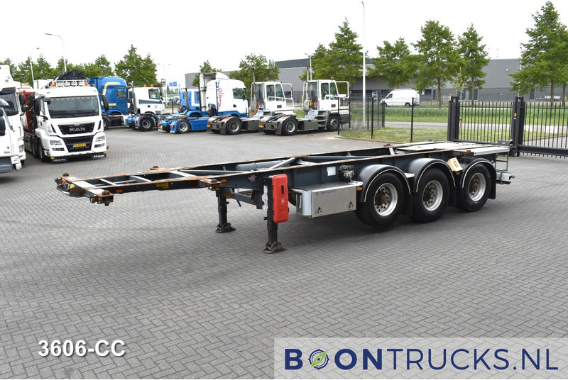 Van Hool 3B0071 TANK CHASSIS | 20-30ft * ADR: FL, AT, OX * 3840 KG * LIFT AXLE - Félpótkocsi cserefelépítményes: 5 kép. Van Hool 3B0071 TANK CHASSIS | 20-30ft * ADR: FL, AT, OX * 3840 KG * LIFT AXLE - Félpótkocsi cserefelépítményes: 5 kép.