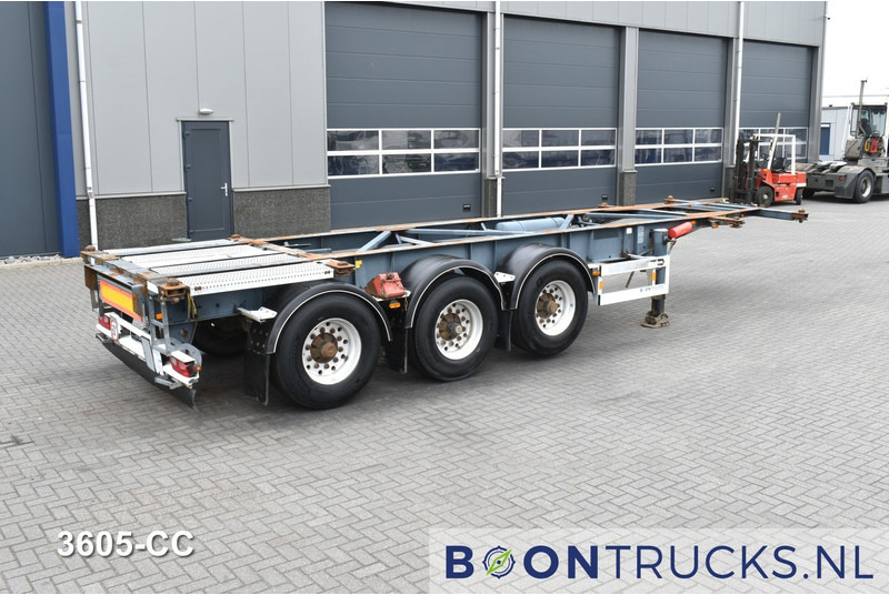 Van Hool 3B0071 TANK CHASSIS | 20-30ft * ADR: FL, AT, OX * 3840 KG * LIFT AXLE - Félpótkocsi cserefelépítményes: 1 kép. Van Hool 3B0071 TANK CHASSIS | 20-30ft * ADR: FL, AT, OX * 3840 KG * LIFT AXLE - Félpótkocsi cserefelépítményes: 1 kép.