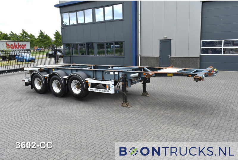 Van Hool 3B0071 TANK CHASSIS | 20-30ft * ADR: FL, AT, OX * 3840 KG * LIFT AXLE - Félpótkocsi cserefelépítményes: 3 kép. Van Hool 3B0071 TANK CHASSIS | 20-30ft * ADR: FL, AT, OX * 3840 KG * LIFT AXLE - Félpótkocsi cserefelépítményes: 3 kép.