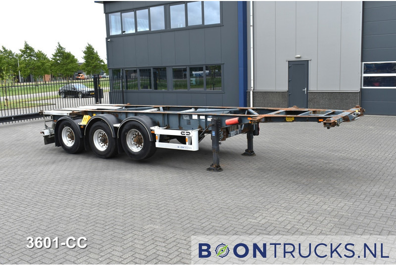 Van Hool 3B0071 TANK CHASSIS | 20-30ft * ADR: FL, AT, OX * 3840 KG * LIFT AXLE - Félpótkocsi cserefelépítményes: 3 kép. Van Hool 3B0071 TANK CHASSIS | 20-30ft * ADR: FL, AT, OX * 3840 KG * LIFT AXLE - Félpótkocsi cserefelépítményes: 3 kép.
