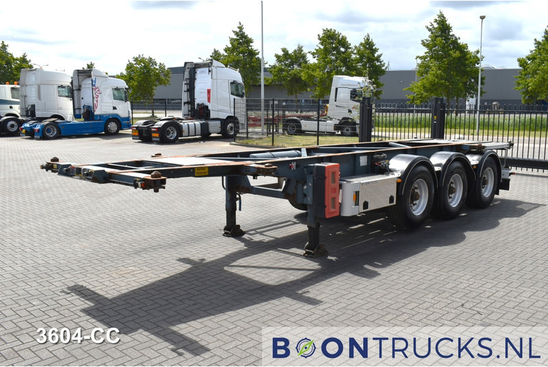 Van Hool 3B0071 TANK CHASSIS | 20-30ft * ADR: FL, AT, OX * 3840 KG * LIFT AXLE - Félpótkocsi cserefelépítményes: 4 kép. Van Hool 3B0071 TANK CHASSIS | 20-30ft * ADR: FL, AT, OX * 3840 KG * LIFT AXLE - Félpótkocsi cserefelépítményes: 4 kép.