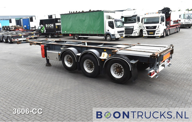 Van Hool 3B0071 TANK CHASSIS | 20-30ft * ADR: FL, AT, OX * 3840 KG * LIFT AXLE - Félpótkocsi cserefelépítményes: 3 kép. Van Hool 3B0071 TANK CHASSIS | 20-30ft * ADR: FL, AT, OX * 3840 KG * LIFT AXLE - Félpótkocsi cserefelépítményes: 3 kép.