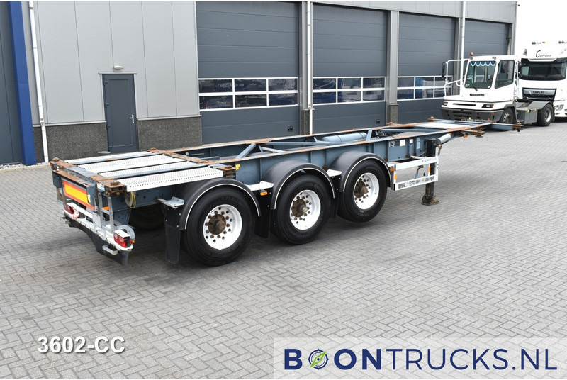 Van Hool 3B0071 TANK CHASSIS | 20-30ft * ADR: FL, AT, OX * 3840 KG * LIFT AXLE - Félpótkocsi cserefelépítményes: 1 kép. Van Hool 3B0071 TANK CHASSIS | 20-30ft * ADR: FL, AT, OX * 3840 KG * LIFT AXLE - Félpótkocsi cserefelépítményes: 1 kép.