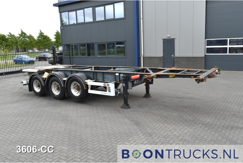 Van Hool 3B0071 TANK CHASSIS | 20-30ft * ADR: FL, AT, OX * 3840 KG * LIFT AXLE - Félpótkocsi cserefelépítményes: 4 kép. Van Hool 3B0071 TANK CHASSIS | 20-30ft * ADR: FL, AT, OX * 3840 KG * LIFT AXLE - Félpótkocsi cserefelépítményes: 4 kép.