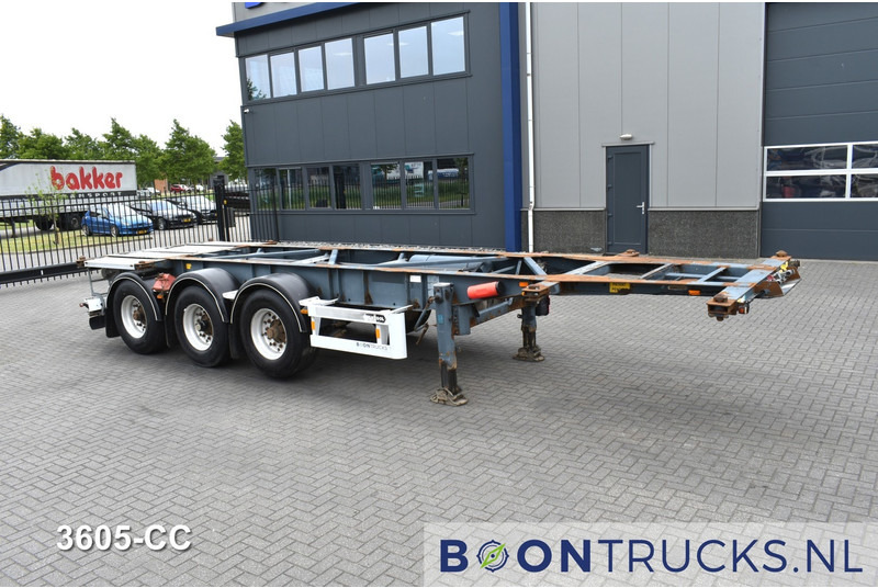 Van Hool 3B0071 TANK CHASSIS | 20-30ft * ADR: FL, AT, OX * 3840 KG * LIFT AXLE - Félpótkocsi cserefelépítményes: 3 kép. Van Hool 3B0071 TANK CHASSIS | 20-30ft * ADR: FL, AT, OX * 3840 KG * LIFT AXLE - Félpótkocsi cserefelépítményes: 3 kép.