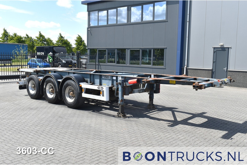 Van Hool 3B0071 TANK CHASSIS | 20-30ft * ADR: FL, AT, OX * 3840 KG * LIFT AXLE - Félpótkocsi cserefelépítményes: 4 kép. Van Hool 3B0071 TANK CHASSIS | 20-30ft * ADR: FL, AT, OX * 3840 KG * LIFT AXLE - Félpótkocsi cserefelépítményes: 4 kép.