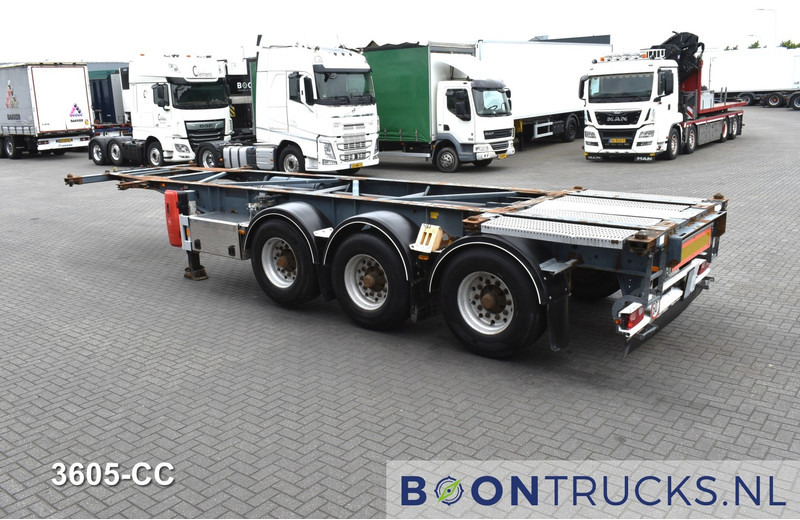 Van Hool 3B0071 TANK CHASSIS | 20-30ft * ADR: FL, AT, OX * 3840 KG * LIFT AXLE - Félpótkocsi cserefelépítményes: 2 kép. Van Hool 3B0071 TANK CHASSIS | 20-30ft * ADR: FL, AT, OX * 3840 KG * LIFT AXLE - Félpótkocsi cserefelépítményes: 2 kép.