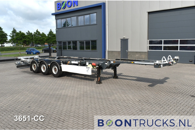 Van Hool A3C002 2x20-30-40-45ft HC * LIFT AXLE * SAF / DISC * EXTENDABLE REAR - Félpótkocsi cserefelépítményes: 4 kép. Van Hool A3C002 2x20-30-40-45ft HC * LIFT AXLE * SAF / DISC * EXTENDABLE REAR - Félpótkocsi cserefelépítményes: 4 kép.