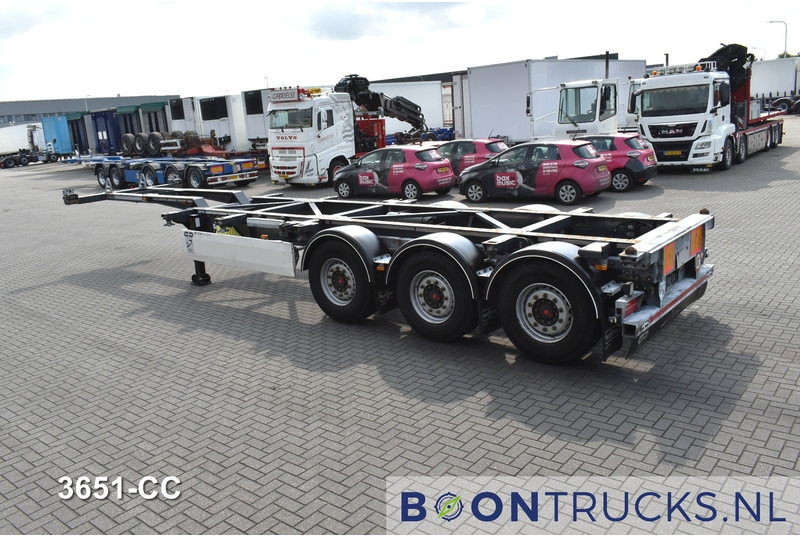 Van Hool A3C002 2x20-30-40-45ft HC * LIFT AXLE * SAF / DISC * EXTENDABLE REAR - Félpótkocsi cserefelépítményes: 3 kép. Van Hool A3C002 2x20-30-40-45ft HC * LIFT AXLE * SAF / DISC * EXTENDABLE REAR - Félpótkocsi cserefelépítményes: 3 kép.
