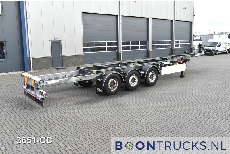 Van Hool A3C002 2x20-30-40-45ft HC * LIFT AXLE * SAF / DISC * EXTENDABLE REAR - Félpótkocsi cserefelépítményes: 2 kép. Van Hool A3C002 2x20-30-40-45ft HC * LIFT AXLE * SAF / DISC * EXTENDABLE REAR - Félpótkocsi cserefelépítményes: 2 kép.