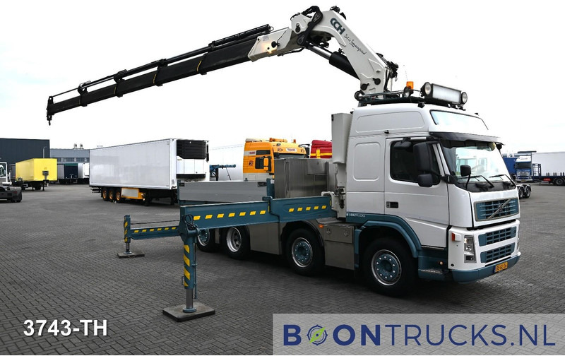 Volvo FM 480 8x2 R + HMF THOR 8520 K5 | 85 T/M CRANE * WINCH * MANUAL * NL TRUCK * TOP! - Darus autó: 3 kép. Volvo FM 480 8x2 R + HMF THOR 8520 K5 | 85 T/M CRANE * WINCH * MANUAL * NL TRUCK * TOP! - Darus autó: 3 kép.