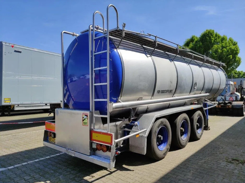Burg 26165 liter Tankoplegger 1 kamer MET RVS Pomp - Tartályos félpótkocsi: 3 kép. Burg 26165 liter Tankoplegger 1 kamer MET RVS Pomp - Tartályos félpótkocsi: 3 kép.