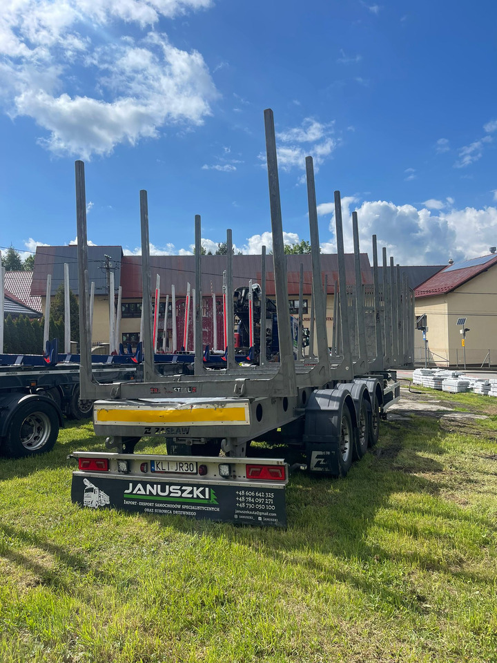 ZASŁAW D651A - Rönkszállító félpótkocsi: 5 kép. ZASŁAW D651A - Rönkszállító félpótkocsi: 5 kép.