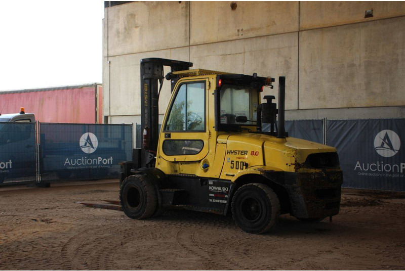 Hyster H8.0FT9 - Dízel targonca: 3 kép. Hyster H8.0FT9 - Dízel targonca: 3 kép.