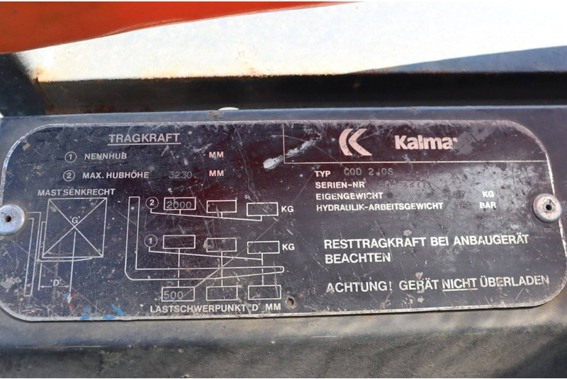 Dízel targonca Kalmar CQD 2.0S: 20 kép.