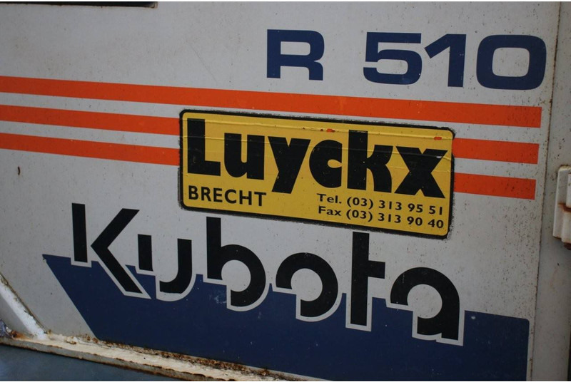 Gumikerekes homlokrakodó Kubota R510: 16 kép. Gumikerekes homlokrakodó Kubota R510: 16 kép.