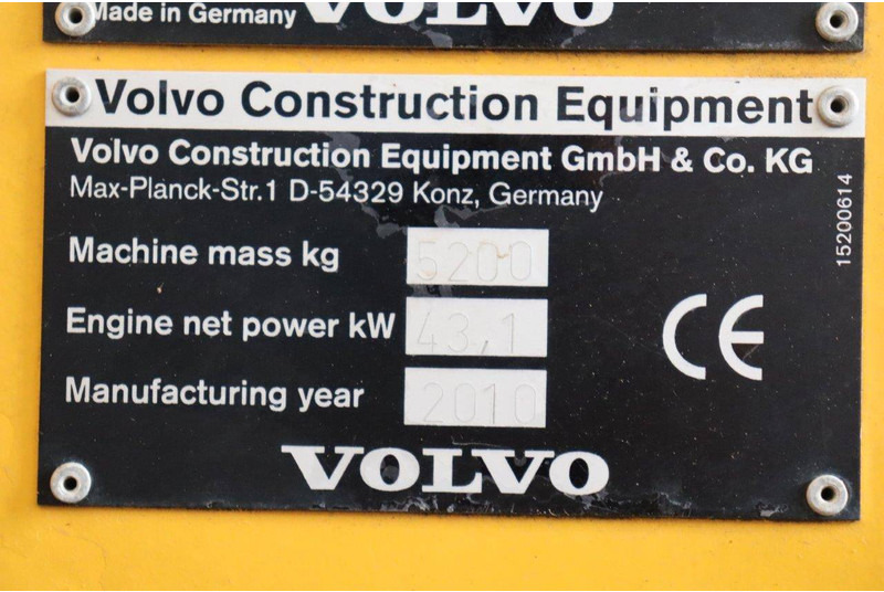 Gumikerekes homlokrakodó Volvo L25F-P: 18 kép.