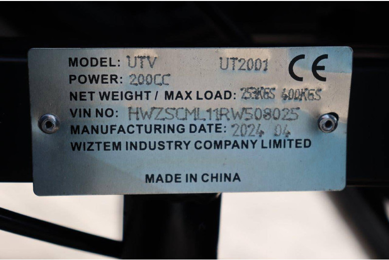 Új Golfkocsi Wextrem UTV-ATV 200Pro: 19 kép.