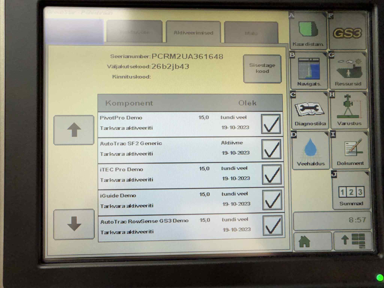 JOHN DEERE Starfire - Navigációs rendszer - Traktor: 5 kép. JOHN DEERE Starfire - Navigációs rendszer - Traktor: 5 kép.