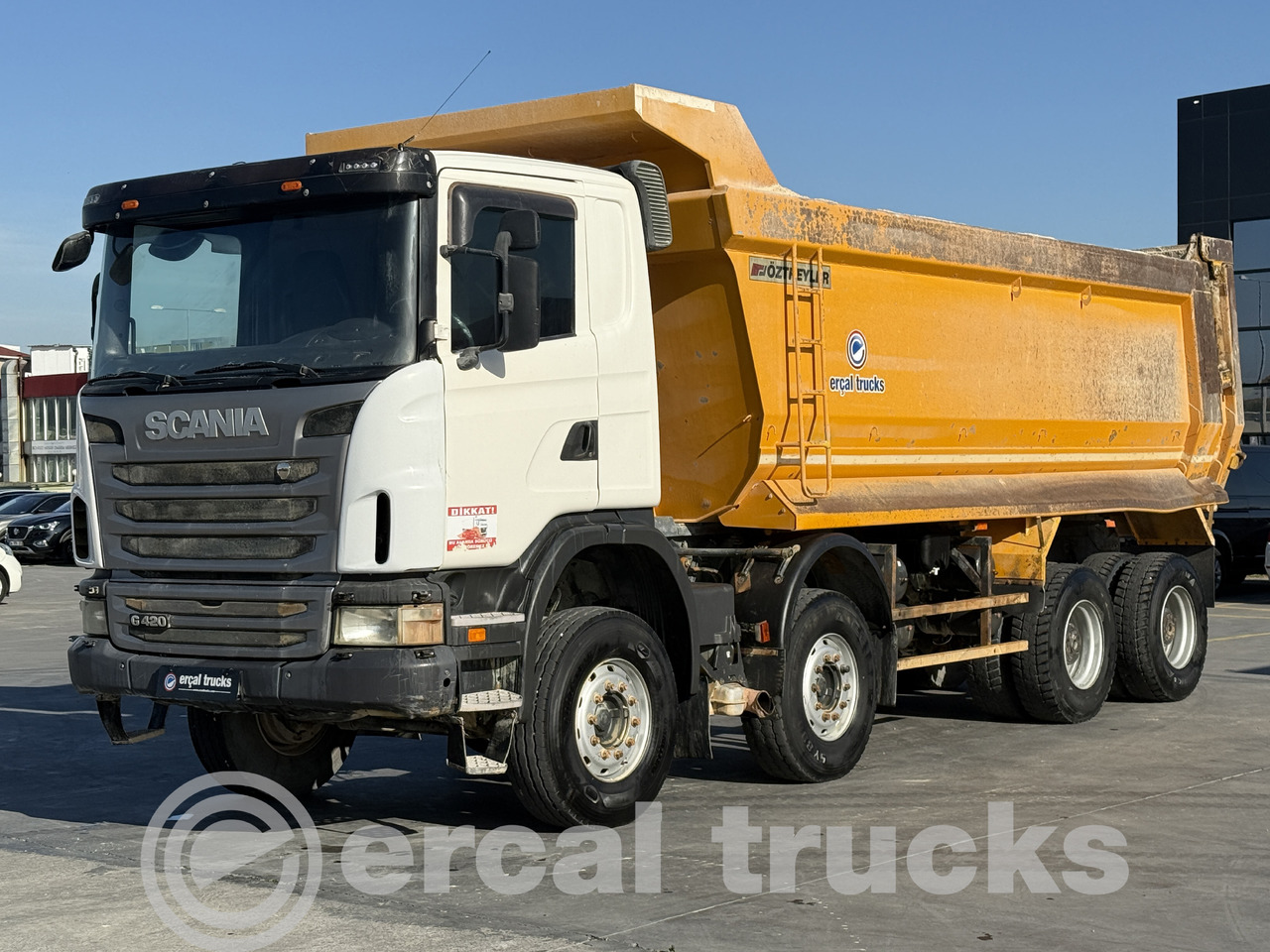SCANIA 2012 G420/MANUAL-8X4-EURO5-HARDOX TIPPER 11 PCS - Billenőplatós teherautó: 1 kép. SCANIA 2012 G420/MANUAL-8X4-EURO5-HARDOX TIPPER 11 PCS - Billenőplatós teherautó: 1 kép.