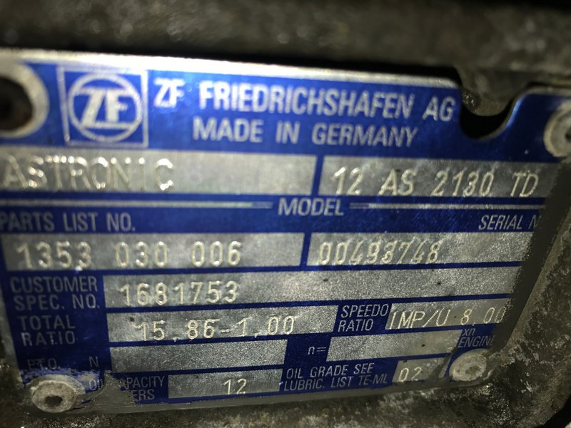 CUTIE DE VITEZE ZF 12 AS 2130 TD R=15,86-1,00 - Sebességváltó - Teherautó: 3 kép. CUTIE DE VITEZE ZF 12 AS 2130 TD R=15,86-1,00 - Sebességváltó - Teherautó: 3 kép.