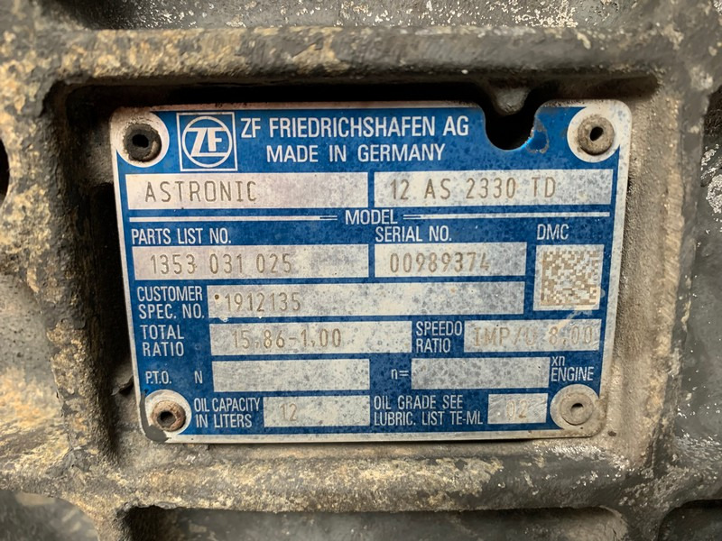 CUTIE DE VITEZE ZF 12 AS 2330 TD R=15,86-1,00 - Sebességváltó - Teherautó: 5 kép. CUTIE DE VITEZE ZF 12 AS 2330 TD R=15,86-1,00 - Sebességváltó - Teherautó: 5 kép.