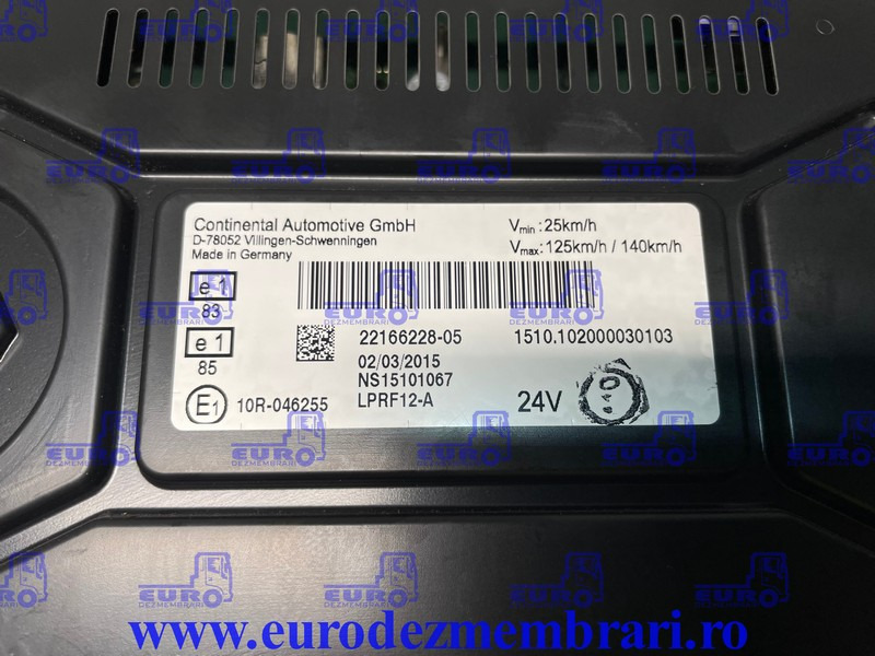 ELEMENT BORD CEAS BORD RENAULT T 22166228, 22224253 - Műszerfal - Teherautó: 3 kép. ELEMENT BORD CEAS BORD RENAULT T 22166228, 22224253 - Műszerfal - Teherautó: 3 kép.
