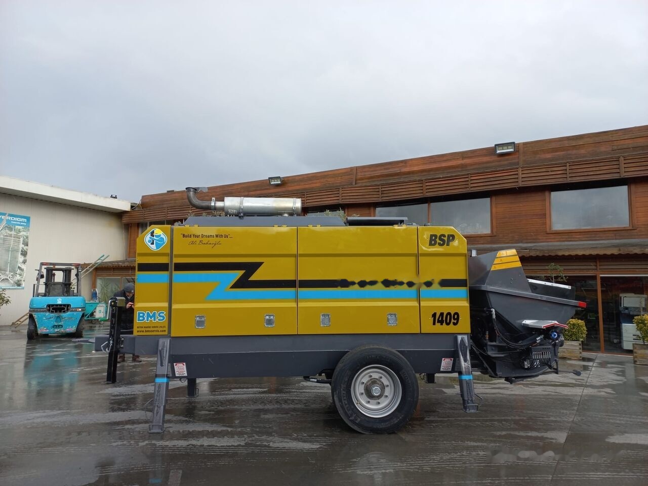 BMS BSP 1409 - Stabil betonszivattyú: 3 kép. BMS BSP 1409 - Stabil betonszivattyú: 3 kép.