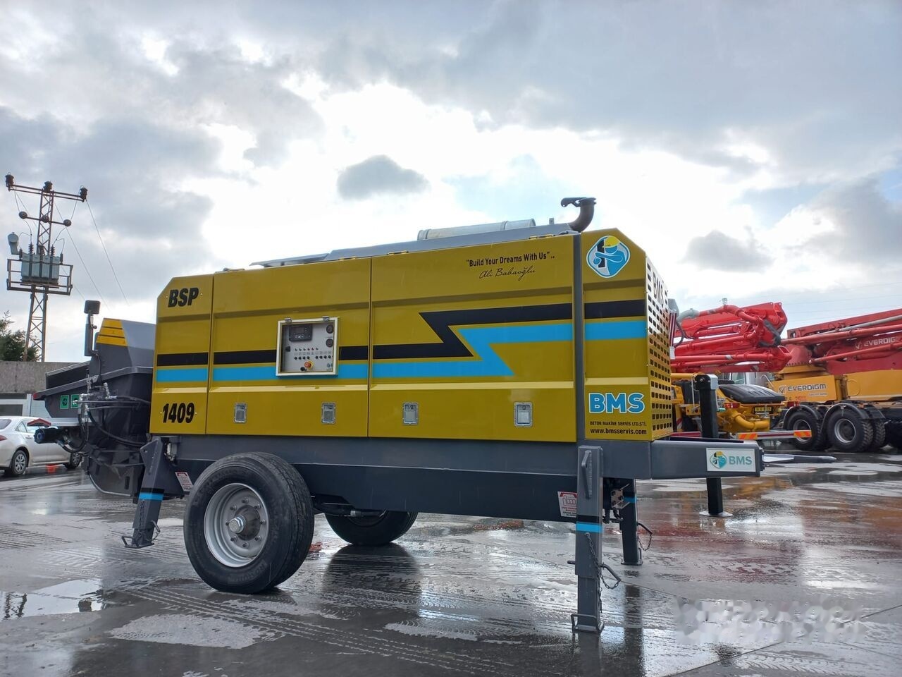 BMS BSP 1409 - Stabil betonszivattyú: 5 kép. BMS BSP 1409 - Stabil betonszivattyú: 5 kép.