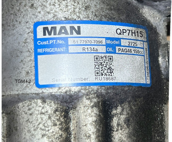 MAN - Klímakompresszor: 2 kép. MAN - Klímakompresszor: 2 kép.