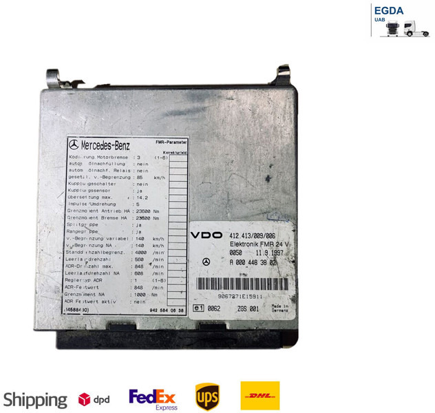 Mercedes-Benz ACTROS - ECU: 1 kép. Mercedes-Benz ACTROS - ECU: 1 kép.