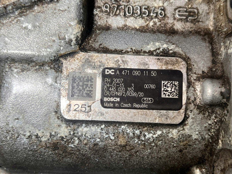 Üzemanyag szivattyú Mercedes-Benz Bosch MP5: 6 kép.