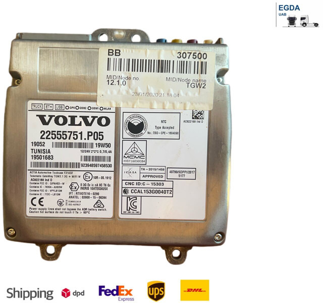 Volvo 22555751.05 - ECU: 1 kép. Volvo 22555751.05 - ECU: 1 kép.