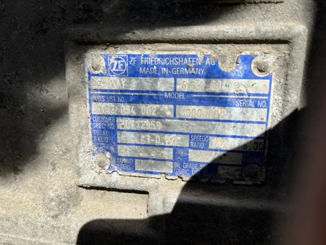ZF 6 HP 604 C - Sebességváltó - Busz: 1 kép. ZF 6 HP 604 C - Sebességváltó - Busz: 1 kép.