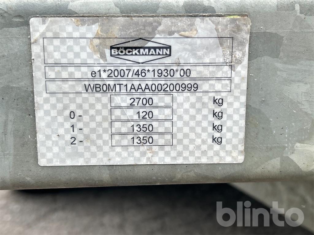 Böckmann BT3016/270 (2021) - Gépszállító utánfutó: 5 kép. Böckmann BT3016/270 (2021) - Gépszállító utánfutó: 5 kép.