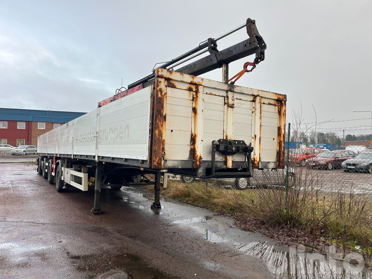 NÄRKO S9HP12J11 - Platós félpótkocsi: 3 kép. NÄRKO S9HP12J11 - Platós félpótkocsi: 3 kép.