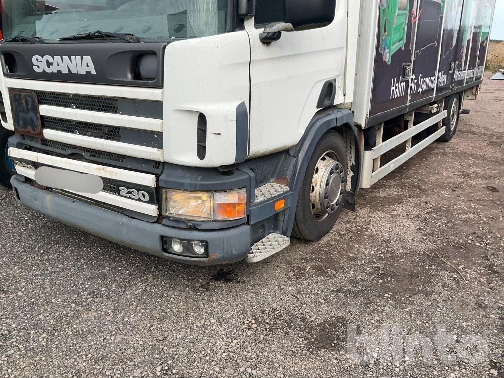 SCANIA P94DB4X2LB230 - Dobozos felépítményű teherautó: 5 kép. SCANIA P94DB4X2LB230 - Dobozos felépítményű teherautó: 5 kép.