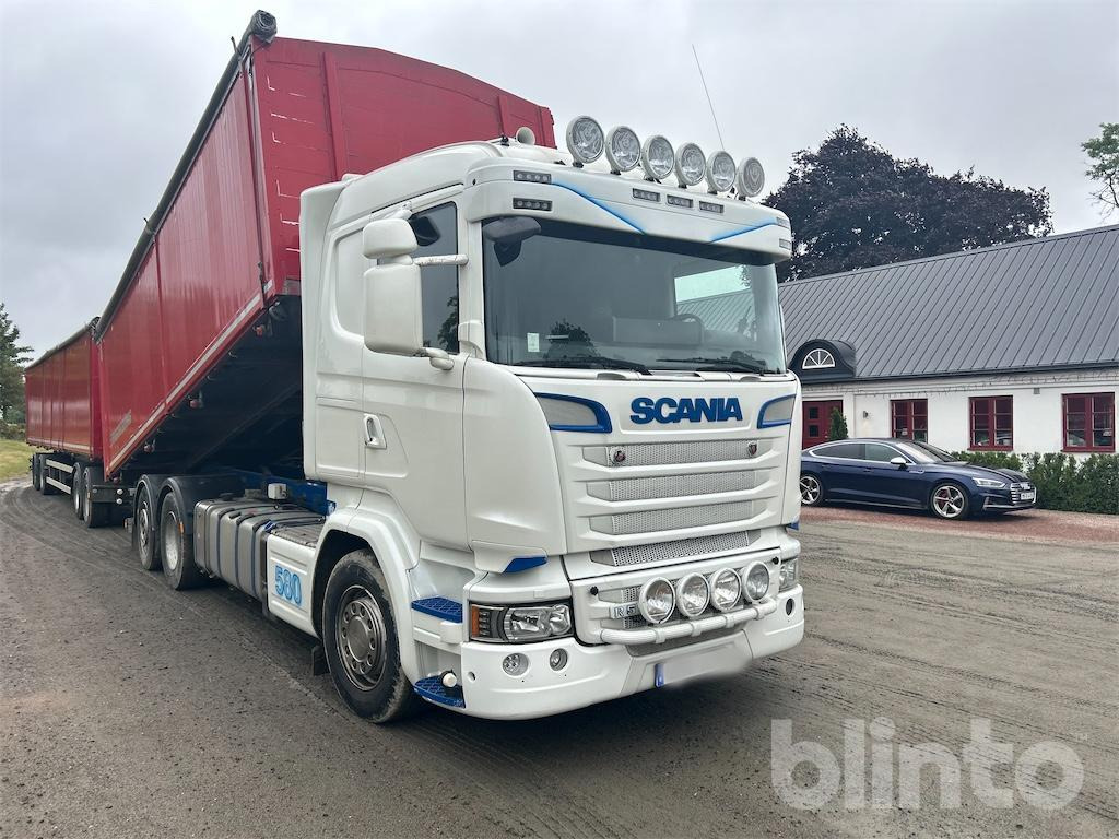 SCANIA R580LB6X2*4MNB - Nybesiktigad - Billenőplatós teherautó: 4 kép. SCANIA R580LB6X2*4MNB - Nybesiktigad - Billenőplatós teherautó: 4 kép.